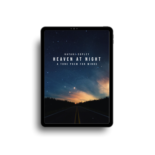 HEAVEN AT NIGHT (Digital Score and PDF)